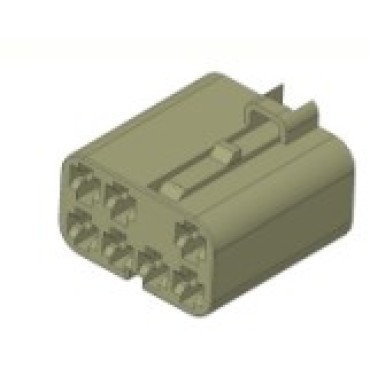 СЦНК.757555.568.06.01 Колодка гнездовая 7-ми контактная 2,8мм аналог АвтоВАЗ 2106-3724568
