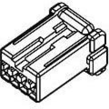 776204-2, Корпус разъема PL 6POS 2.5mm Crimp ST Cable Mount Automotive