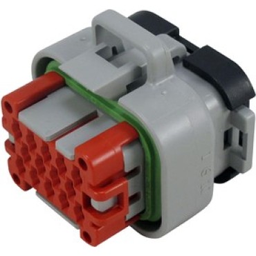 776273-4, Корпус автомобильного разъема, AMPSEAL, Штекер, 14 контактов серый