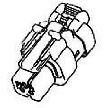 776427-4, Корпус разъема, AMPSEAL, Штекер, 2 контакта PLUG ASSY 14-18 AWG синий