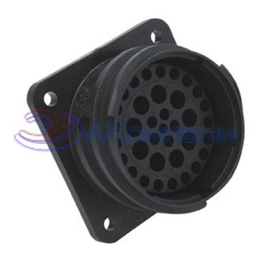 СЦБ-35Р.01ч Розетка байонетная 35 контактов, черная (аналог 7812218 schlemmer)