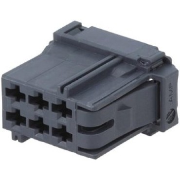 8-968970-2, Разъем вилка MCP 2.8 grey