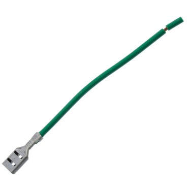 Клемма "мама" серия 9,5мм, наружная (лужён., в сборе с проводом 2,50мм кв.)