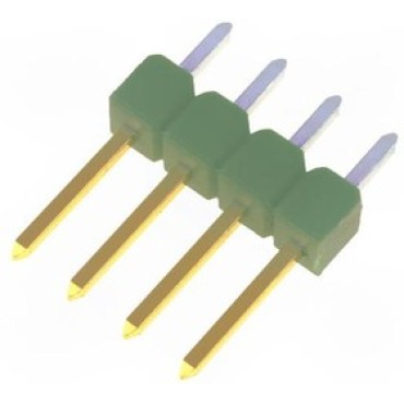 826629-4 Разъем штыревой на плату 4 контакта AMPMODU 2.54 мм