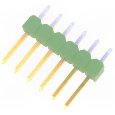 826629-6 Разъем штыревой на плату 6 контактов AMPMODU 2.54 мм