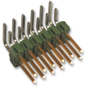 826953-5, Штыревая планка HDR 4 контакта 2.54 мм, Through Hole Right Angle