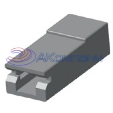 Ф57.830.076 Колодка гнездовая 1-контактная 4,8мм, технамид (Аналог АМР 1-480435-01)