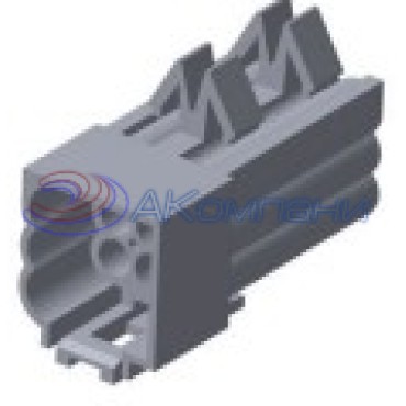 Ф57.830.080 Колодка штыревая 9-контактная под контакты AMP (аналог колодки AMP 928521-1)