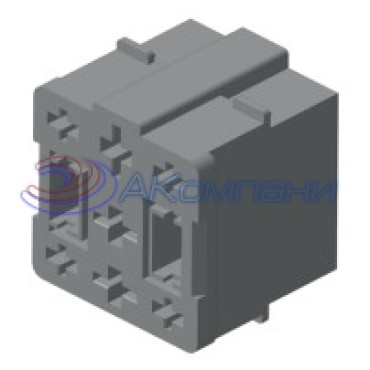 Ф57.830.094 Колодка реле гнездовая 9-контактная, армамид