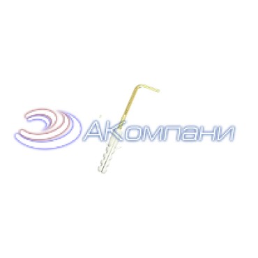 Дюбель с Г-образным крюком саморезом PA 6 E/P 4X20 G.OTTONE ELEMATIC 8702443