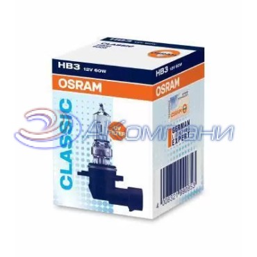 Галогенная Лампа  НВ3 12v 65w OSRAM