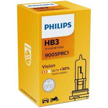 Лампа галогенная НВ3 12v 65w PHILIPS