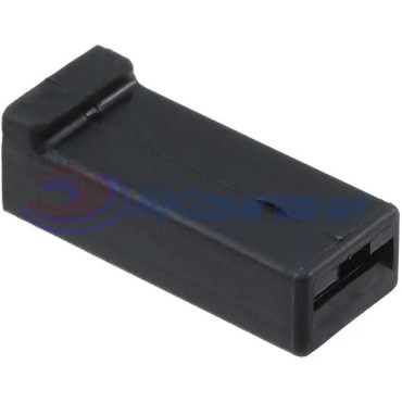 925324-1 Корпус наконечника, "мама", с защелкой, для наконечников 6,3мм черный