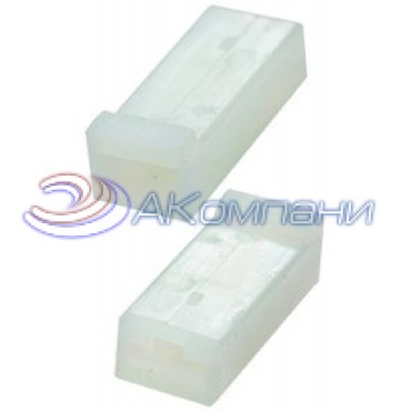 925324-2 Корпус наконечника, "мама", с защелкой, для наконечников 6,3мм белый