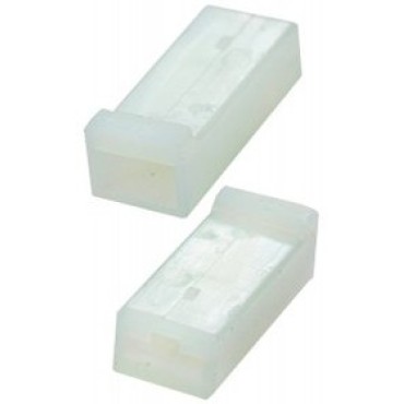 925324-2 Корпус наконечника, "мама", с защелкой, для наконечников 6,3мм белый