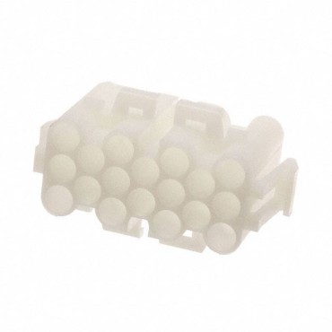 Корпус вилки для контактов гнезд .140 MATE-N-LOK 6.09 мм 18 контактов 925451-1 Tyco Electronics