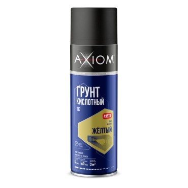 Грунт кислотный 1K жёлтый 650мл Axiom A9678