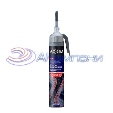 Герметик многоцелевой высокотемпературный красный нейтральный с автоподачей Axiom AS206