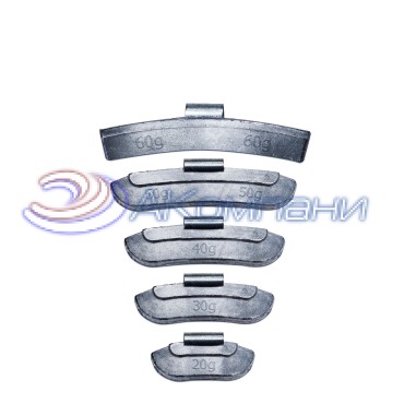 Грузик балансировочный для стальных дисков свинцовый 10 гр (100 шт кор.) Axiom AW-PS10