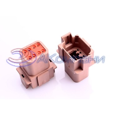 DT04-08PD Корпус разъема 8P RCPT, D Key Brown