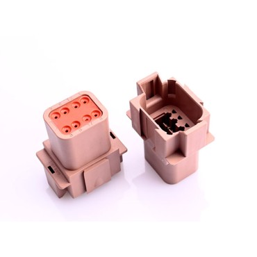 DT04-08PD Корпус разъема 8P RCPT, D Key Brown