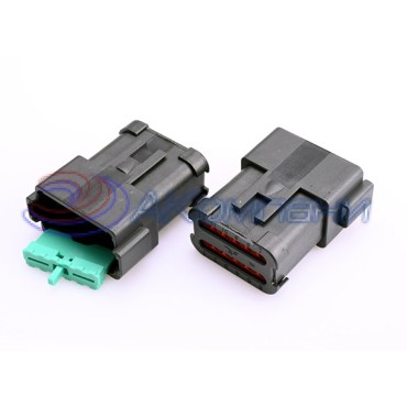 DT04-12PA-CE03 Корпус разъема DT Female 12 Way Connector Assembly for use with Automotive Connectors