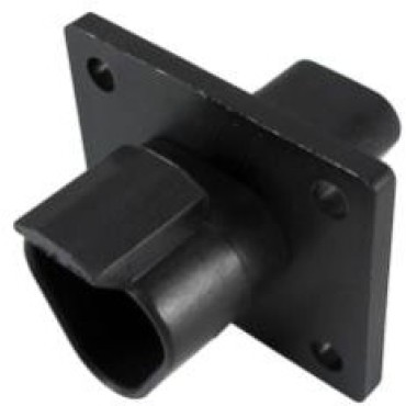 DT043P-CL06, Разъем REC, 3P, BLK, E, FLANGE