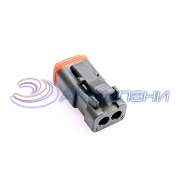 DT06-2S-CE05 Корпус разъема 2P DT PLUG, E SEAL ENH RET, END CAP