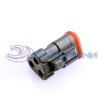 DT06-3S-E005 Автомобильные разъемы 3P PLUG, E005 MOD Black