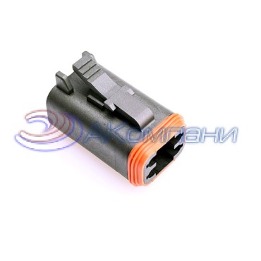 DT06-4S-E004 Корпус разъема 4P DT PLUG ASM BLACK