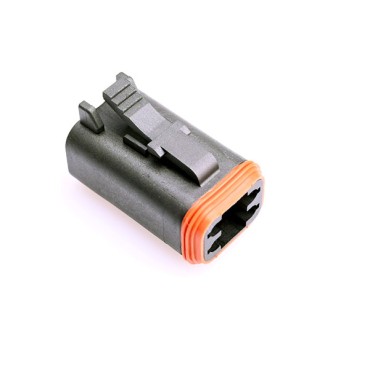 DT06-4S-E004 Корпус разъема 4P DT PLUG ASM BLACK