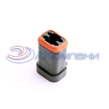 DT06-4S-E005 Корпус разъема 4P PLUG, E005 MOD