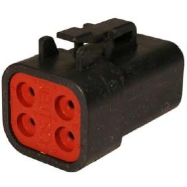 DTP06-4S-CE02, Разъем PLG, 4P, BLK, E