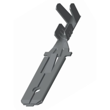 Ф57.732.039-01 Наконечник штыревой 6,3мм, сечение 4,0-6,0мм2 с монтажным усиком, Хп