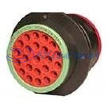 HDP24-24-23PN, Корпус разъема REC, 23P, BLK, N, 16, P