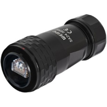 Межкабельная розетка 45 контактов, наружн. диаметр кабеля 4-6мм SA2411/SRJ45B