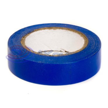 Лента изоляционная ПВХ 19x0,15 20м в рулоне Синяя