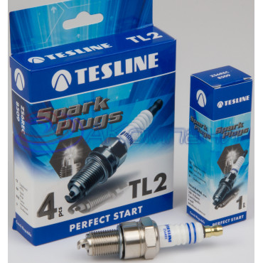 Свечи зажигания TESLINE TL2 для автомобилей LADA 2108 двиг. 8V карбюратор (ZS6REC) комплект 4 шт.
