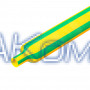 Термоусаживаемая самозатухающая трубка в рулоне 12,7/6,4 мм желто-зеленый