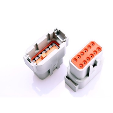 WM-12P Блокирующая защелка, DTM, "папа", разъем 12pin