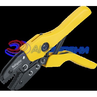 Пресс-клещи Navigator 80 382 NHT-Pkv01-M-2-6 (для втулочных, 2*6 мм2)