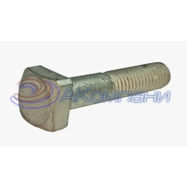 Болт М6х25 крепления клемм АКБ (с квадр. головкой)