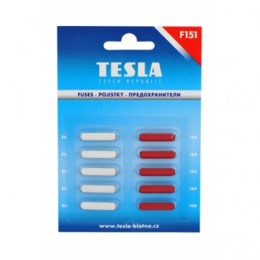 Предохранители Tesla набор CONTINENTAL (8А 5 шт.,16А 5 шт.), F151