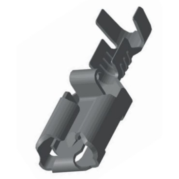 Ф57.732.044-02 Наконечник гнездовой 6,3мм, сечение 0,5-1,5мм2 специальный