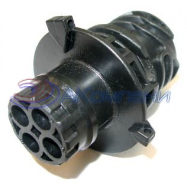 Ф57.830.088-01 Колодка штыревая 4-контактная под вилку СЦБ-4В (аналог 1-967402-1)