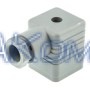 Разъем DIN 43650A, вилка, "мама", PIN 4(3+1), IP65, 250В, 16А, 931969106