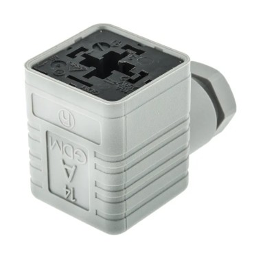 Разъем DIN 43650A, вилка, "мама", PIN 4(3+1), IP65, 250В, 16А, 931969106