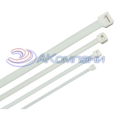 Хомут IEK морозостойкий Хкм белый 2,5х100мм, 100шт/упак UHH33-D025-100-100-K01