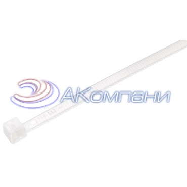 Хомут-стяжка пластиковый белый, 135х2,5, d=25 ELEMATIC 5205/CE