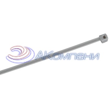 Хомут IEK P6.6 стандартный серый 3,6х250мм, 100шт/упак UHH30-D036-250-100-K03